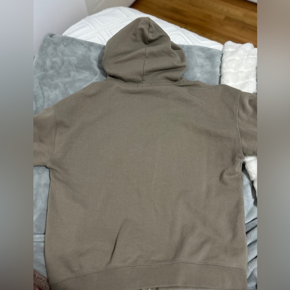 Garage light grey brown zip up sweater, worn a few times but sits in my closet! - Picture 3 of 3